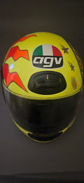 AGV Valentino Rossi vintage helmet front view