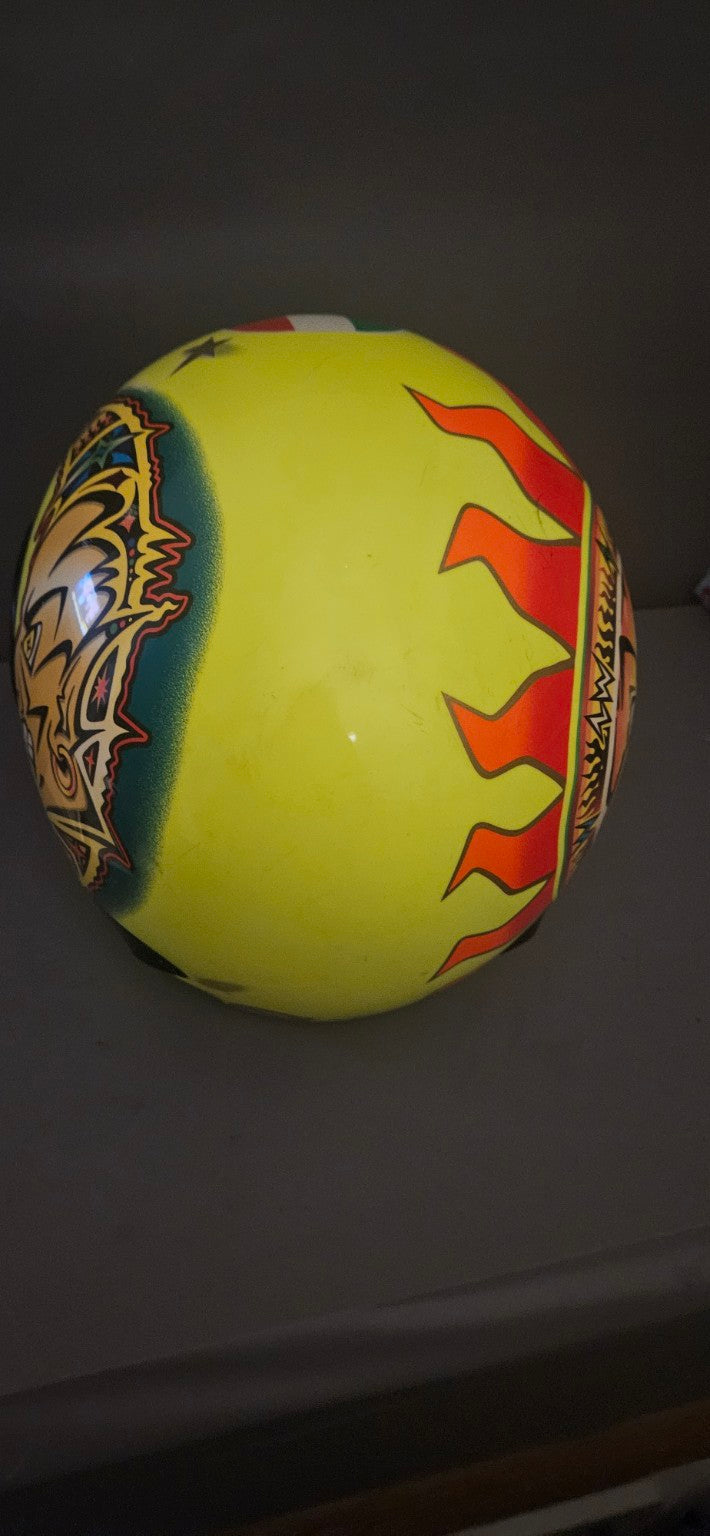 AGV Valentino Rossi vintage helmet top view