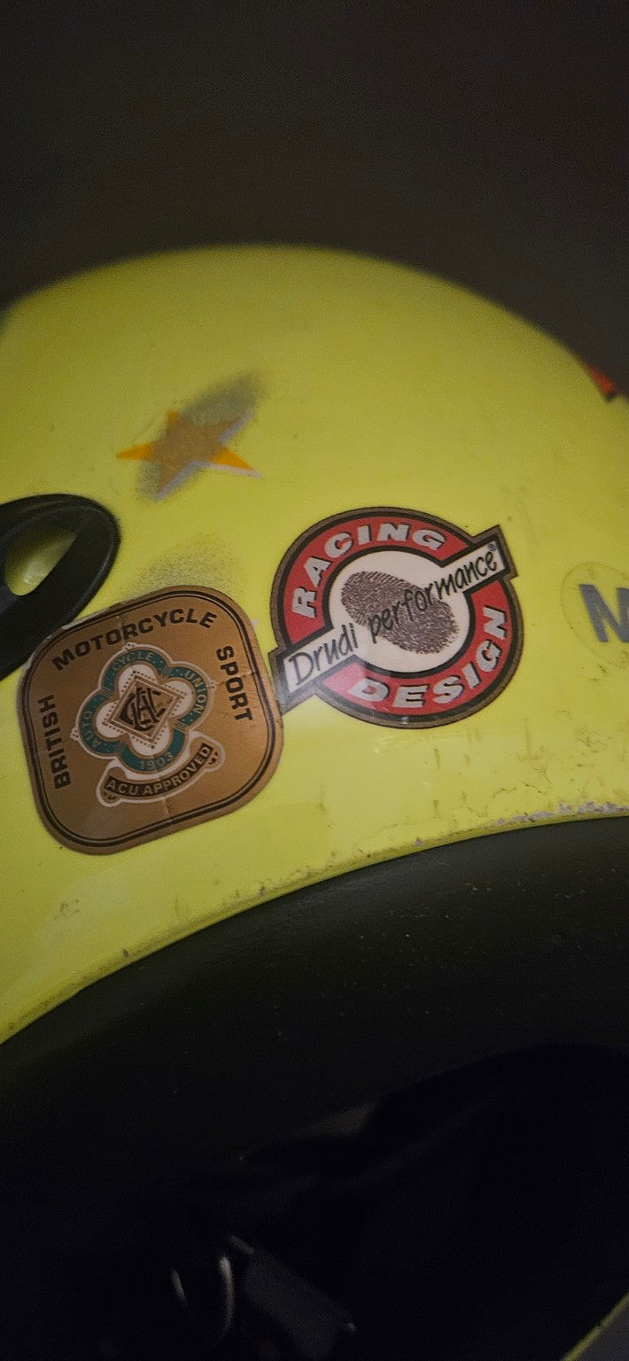 AGV Valentino Rossi helmet Drudi Performance sticker