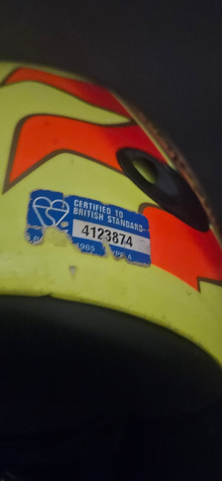 AGV Valentino Rossi helmet British Standard label
