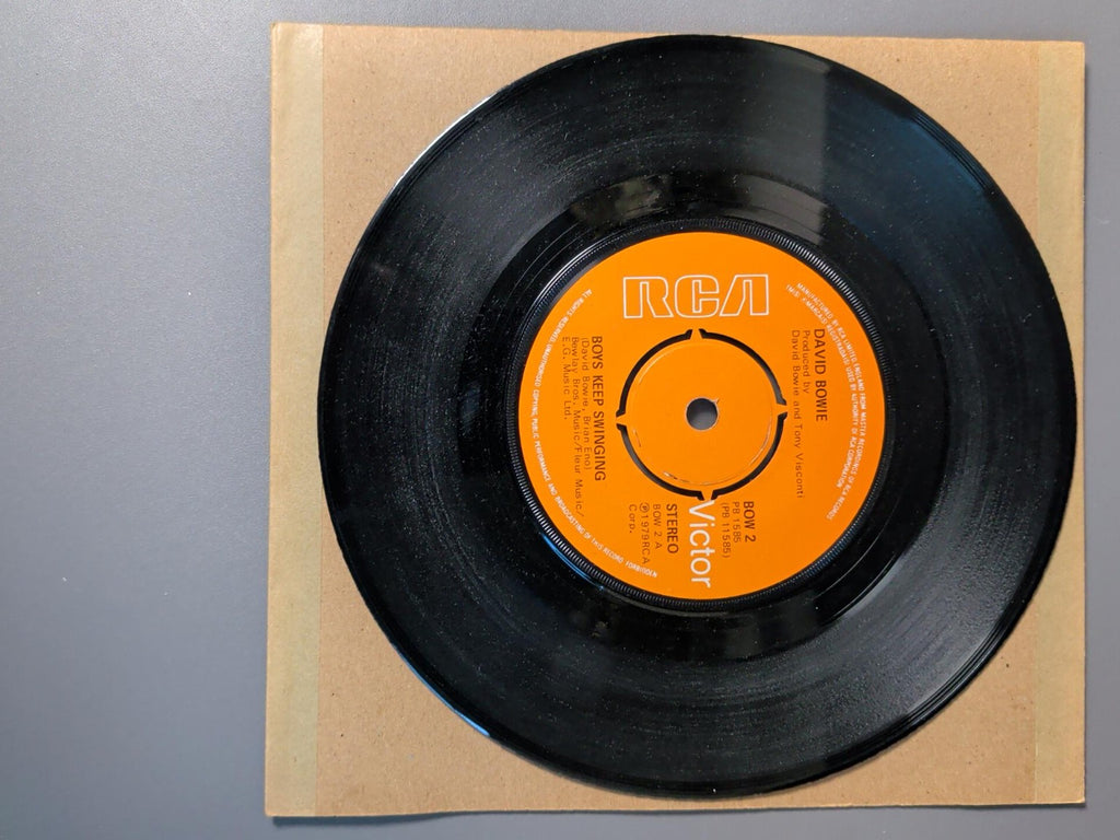 David Bowie Boys Keep Swinging BOW 2 1979 UK 7 inch