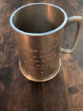 Engraved Metal Presentation Tankard – Lee & Pippa Graham