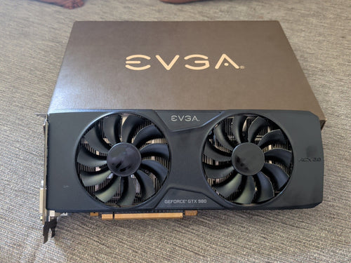 EVGA GTX 980 4GB ACX 2.0 GPU 04G-P4-2986-KR Untested