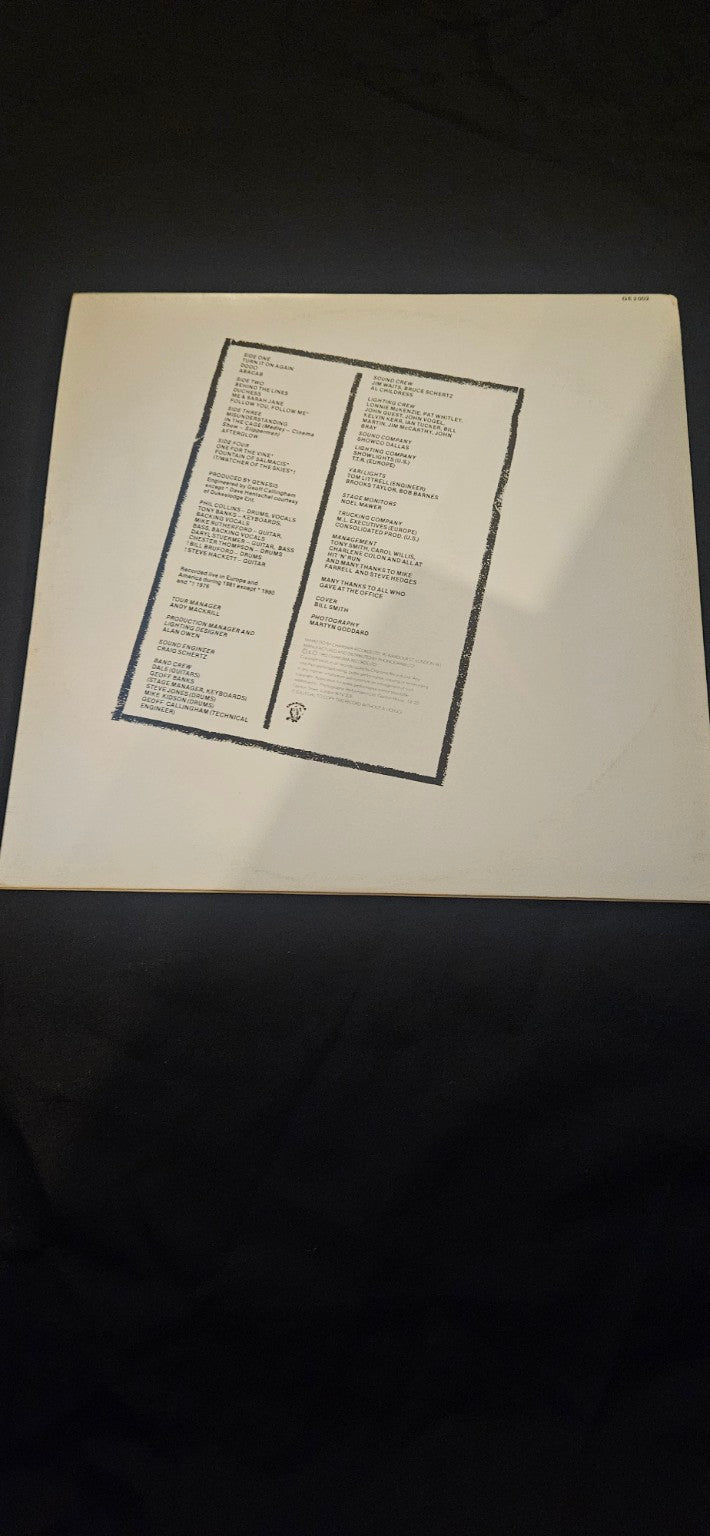 Genesis Three Sides Live rear sleeve
