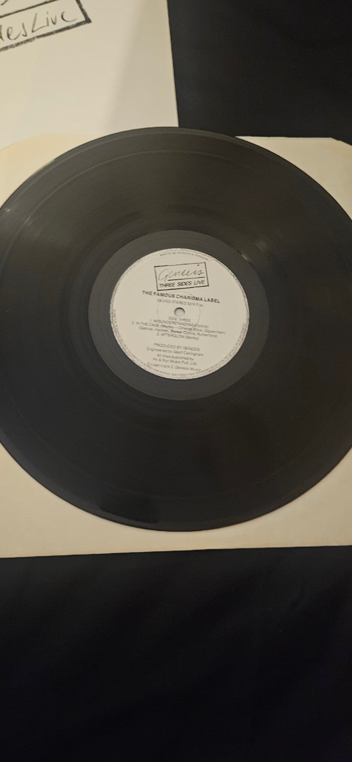 Genesis Three Sides Live Charisma label