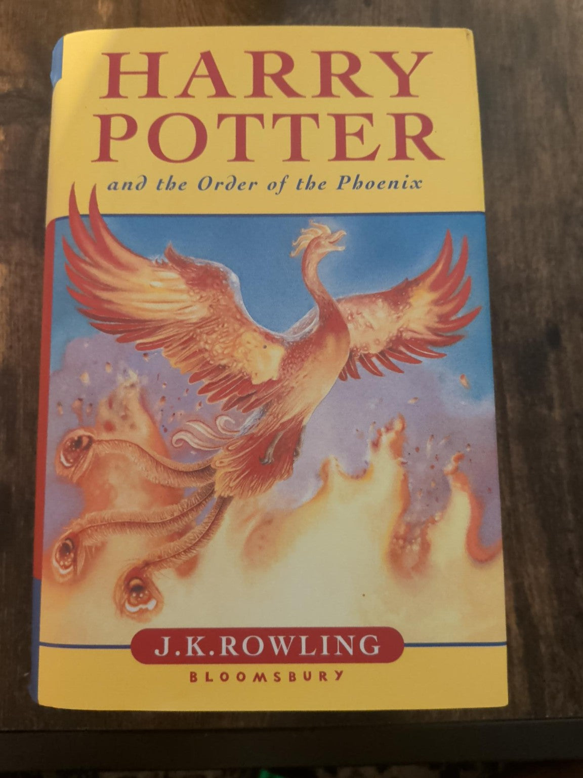 Harry Potter and the Order of the Phoenix 2003 Bloomsbury hardback front cover