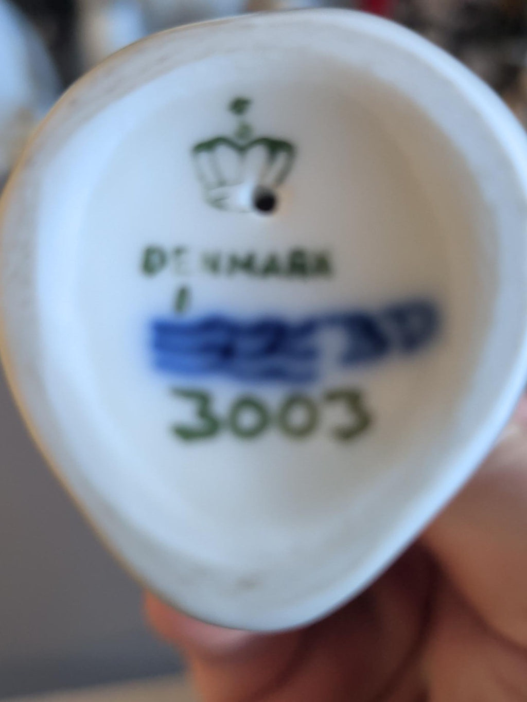 B and G Denmark number 3003 base mark