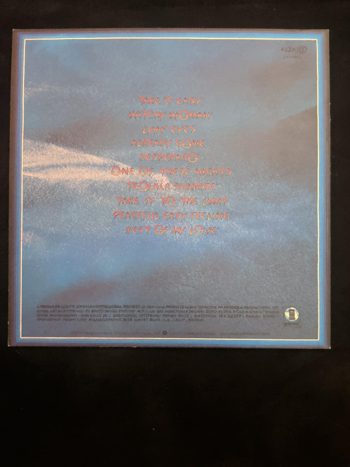 The Eagles Their Greatest Hits 1971-1975 vinyl 2