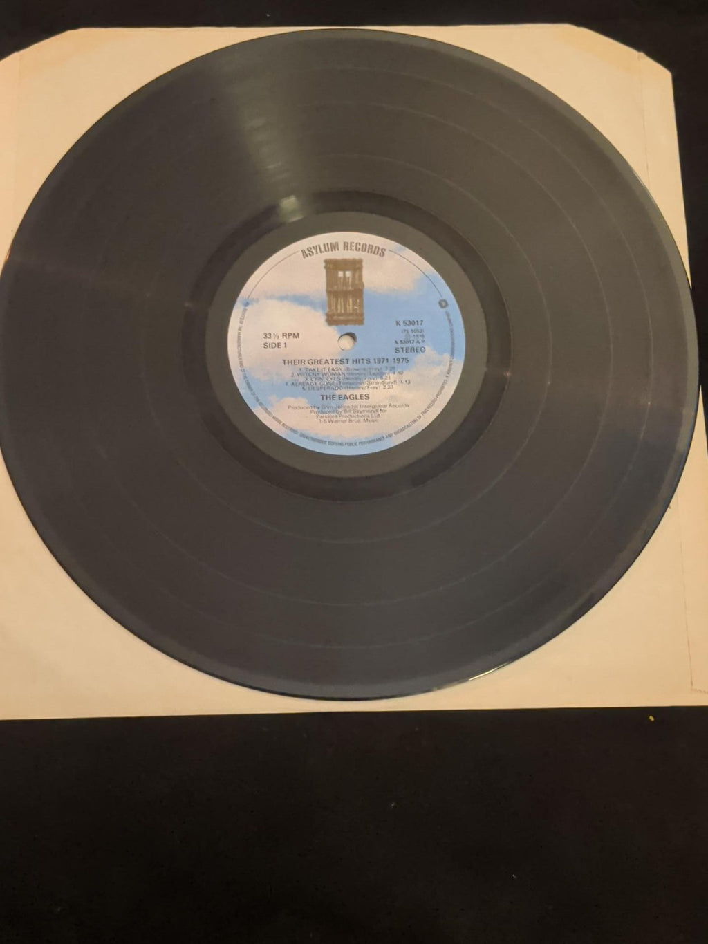 The Eagles Their Greatest Hits 1971-1975 vinyl 3