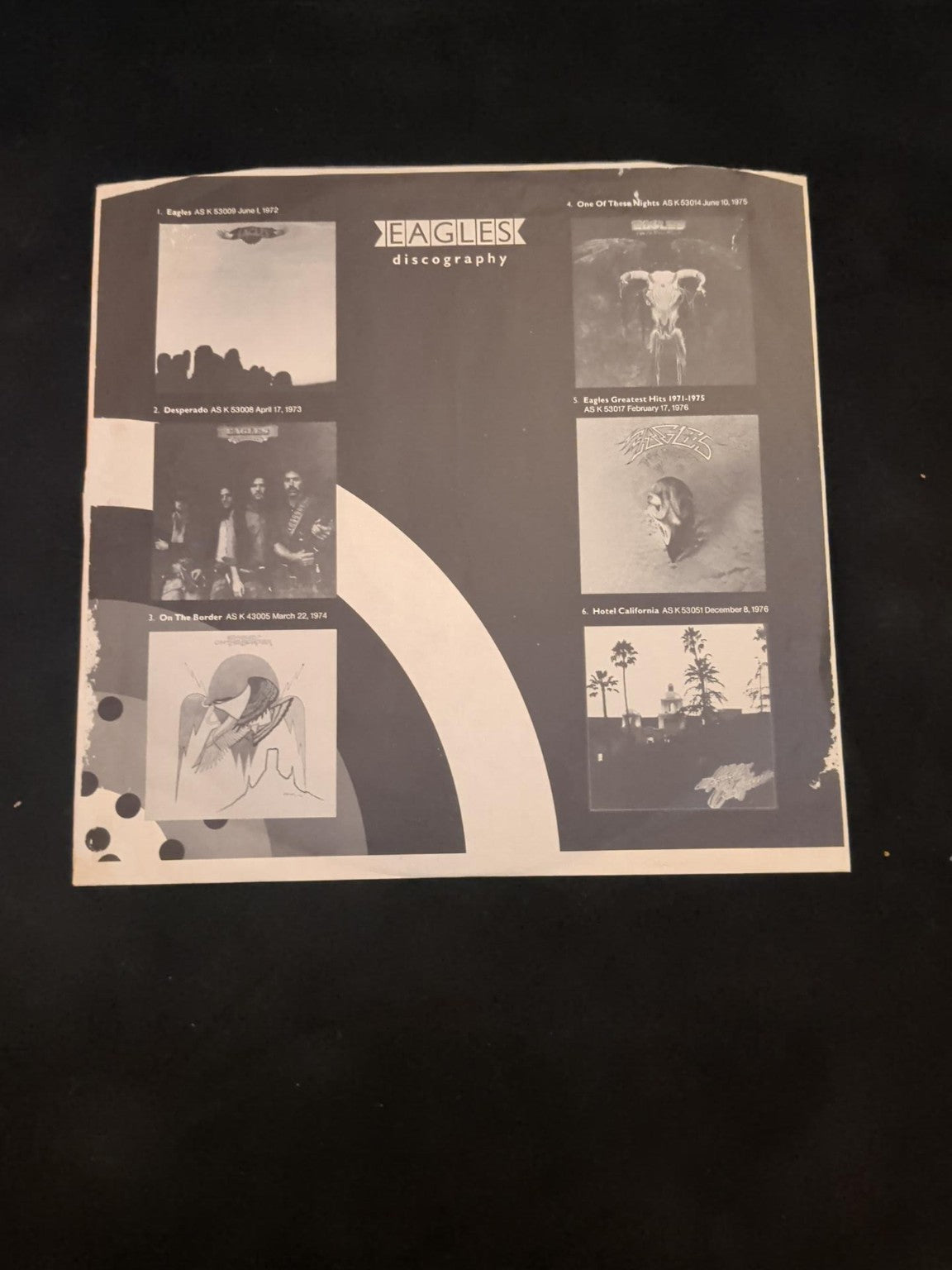 Eagles Greatest Hits Volume 2 vinyl LP photo 4
