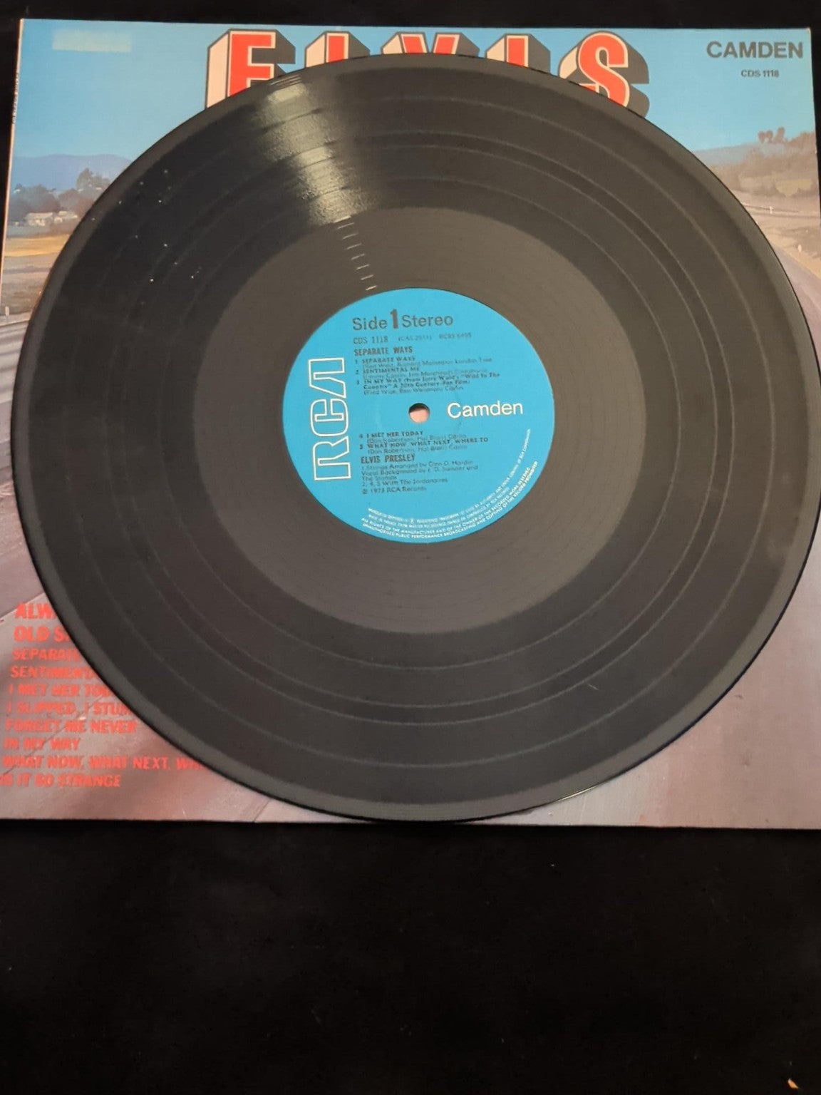 Elvis Presley Separate Ways vinyl LP photo 3