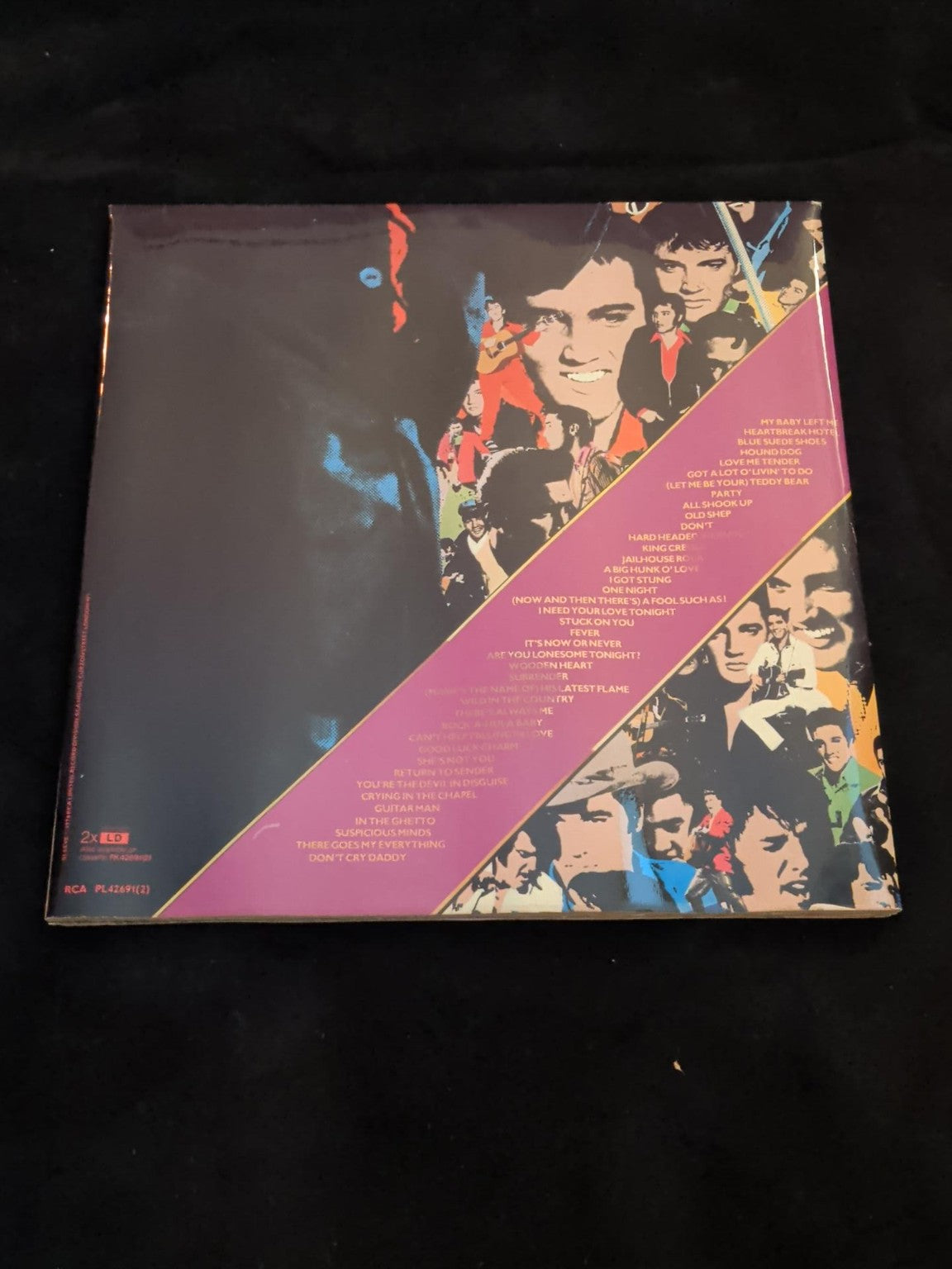 Elvis Presley Elvis's 40 Greatest pink vinyl 2LP photo 2