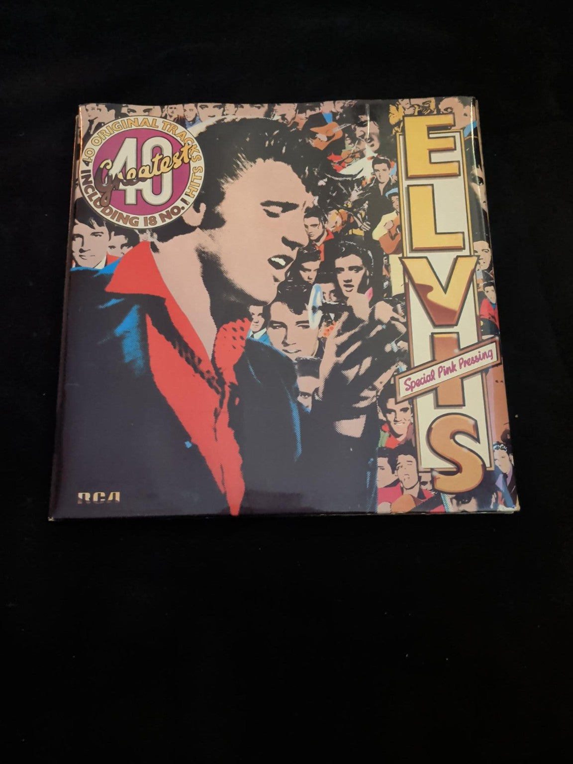 FRONT COVER – Elvis Presley Elvis's 40 Greatest Special Pink Pressing
