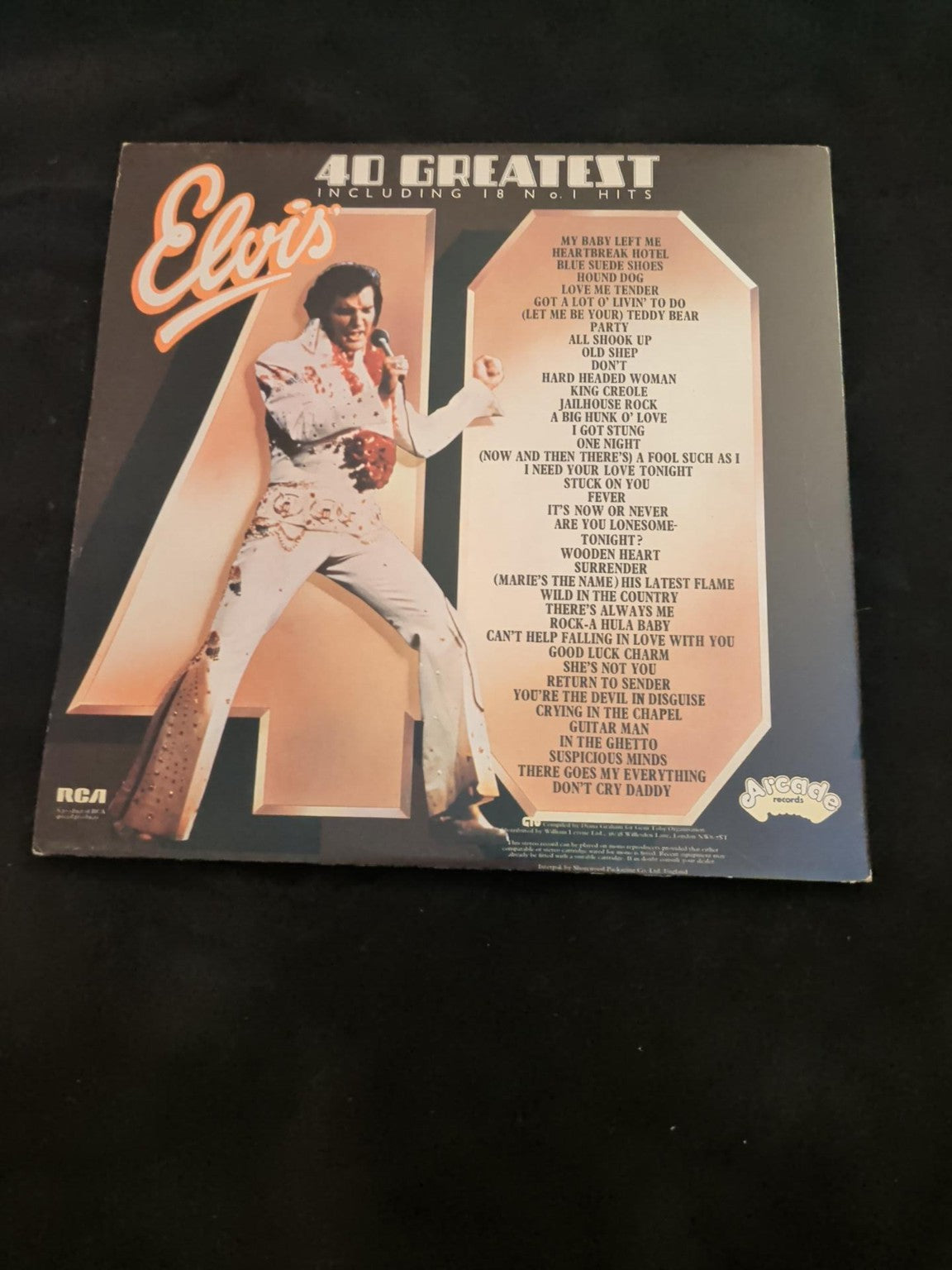 Elvis's 40 Greatest black vinyl 2LP photo 2