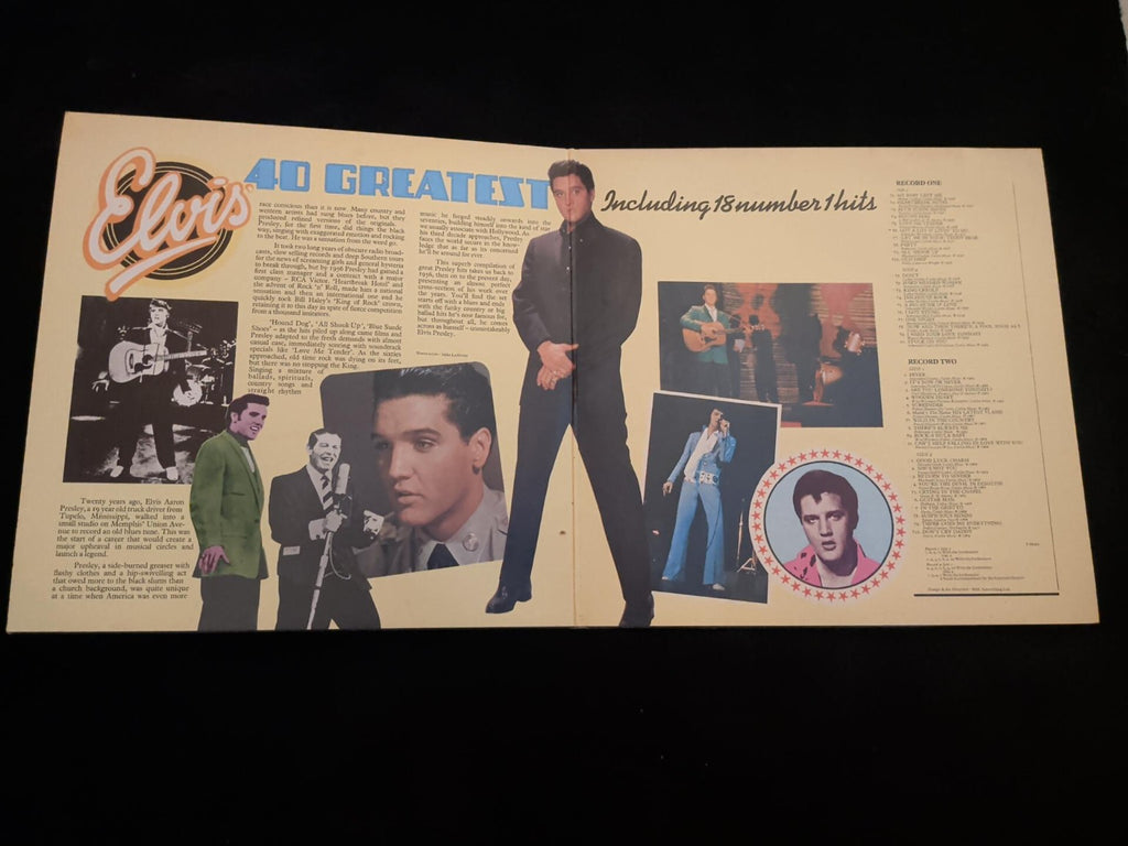 Elvis's 40 Greatest black vinyl 2LP photo 3