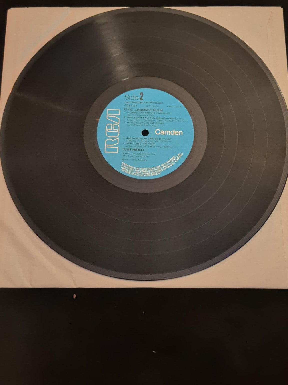 Elvis' Christmas Album Camden CDS 1155 photo 4