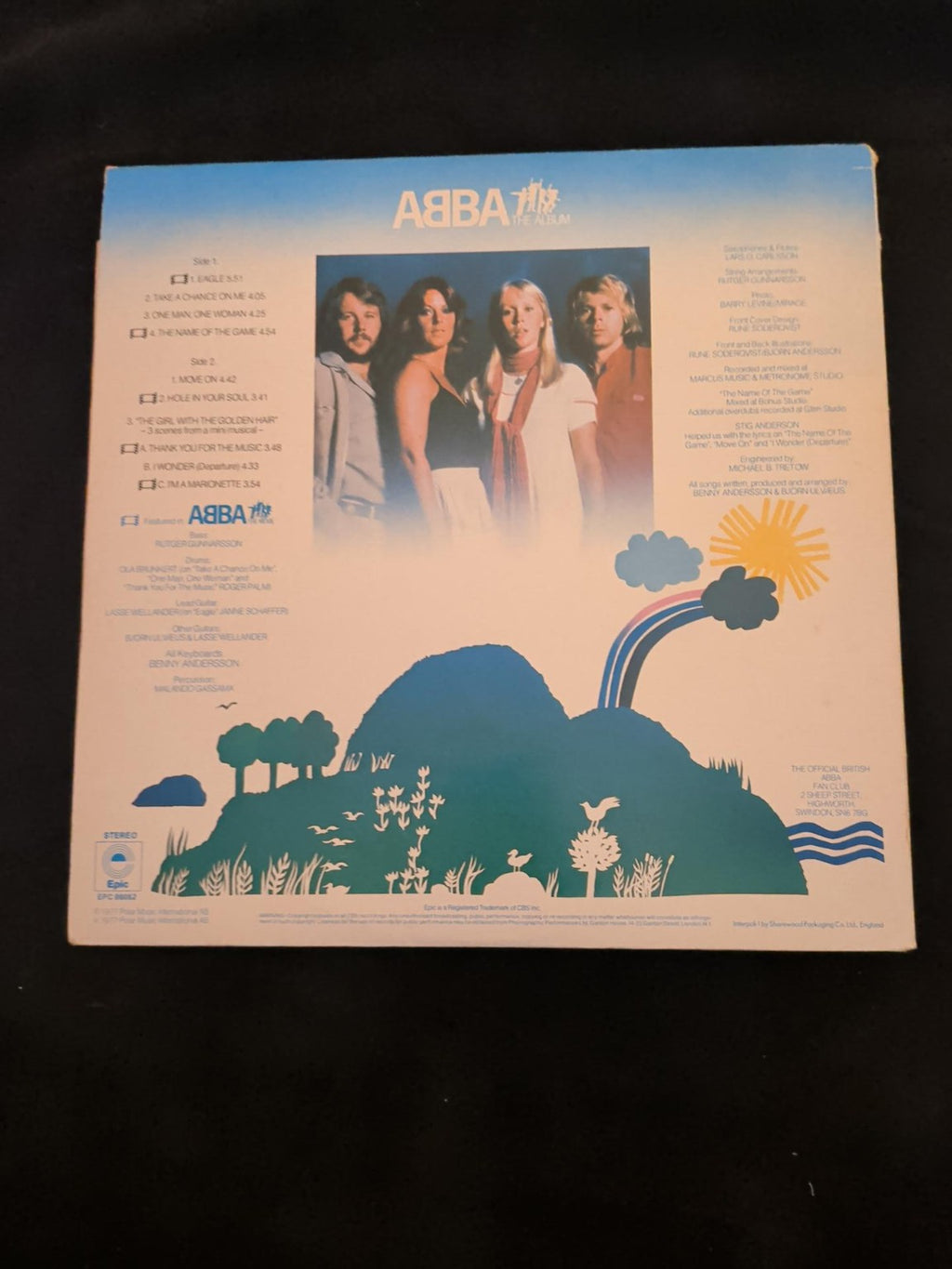 ABBA The Album back cover
