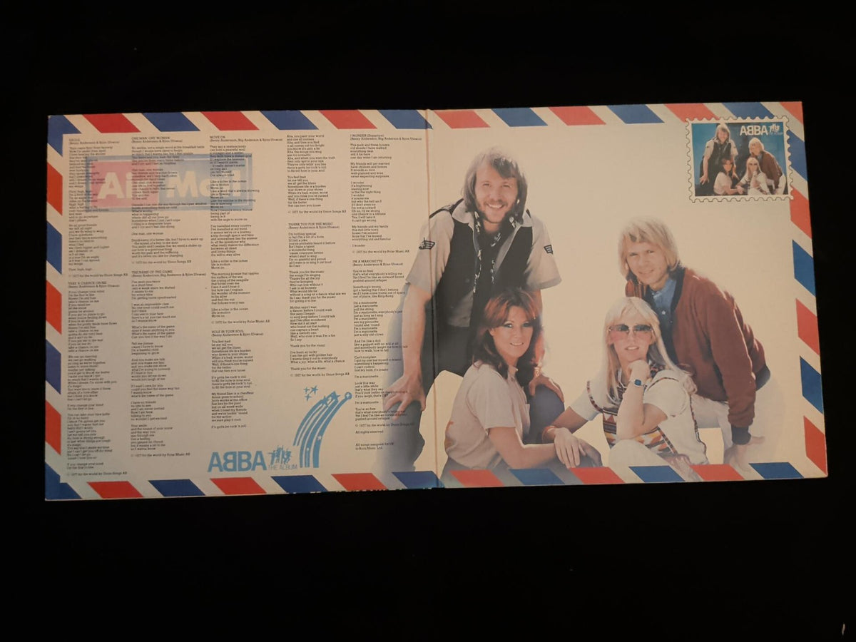 ABBA The Album gatefold inner