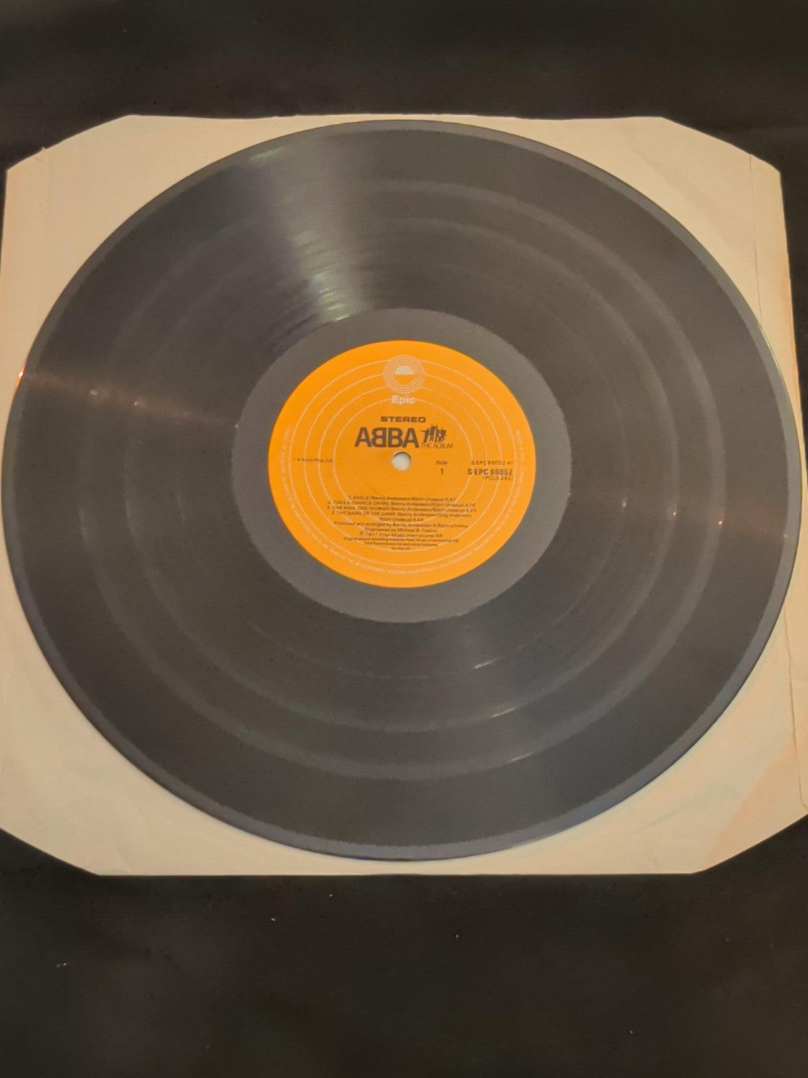 ABBA The Album vinyl side 1