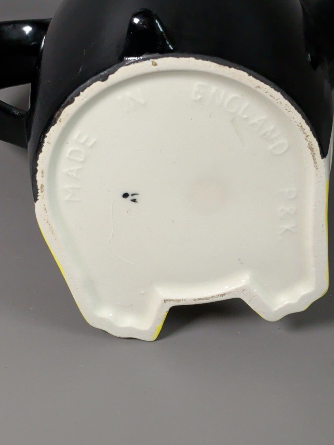 Made in England base mark on penguin teapot
