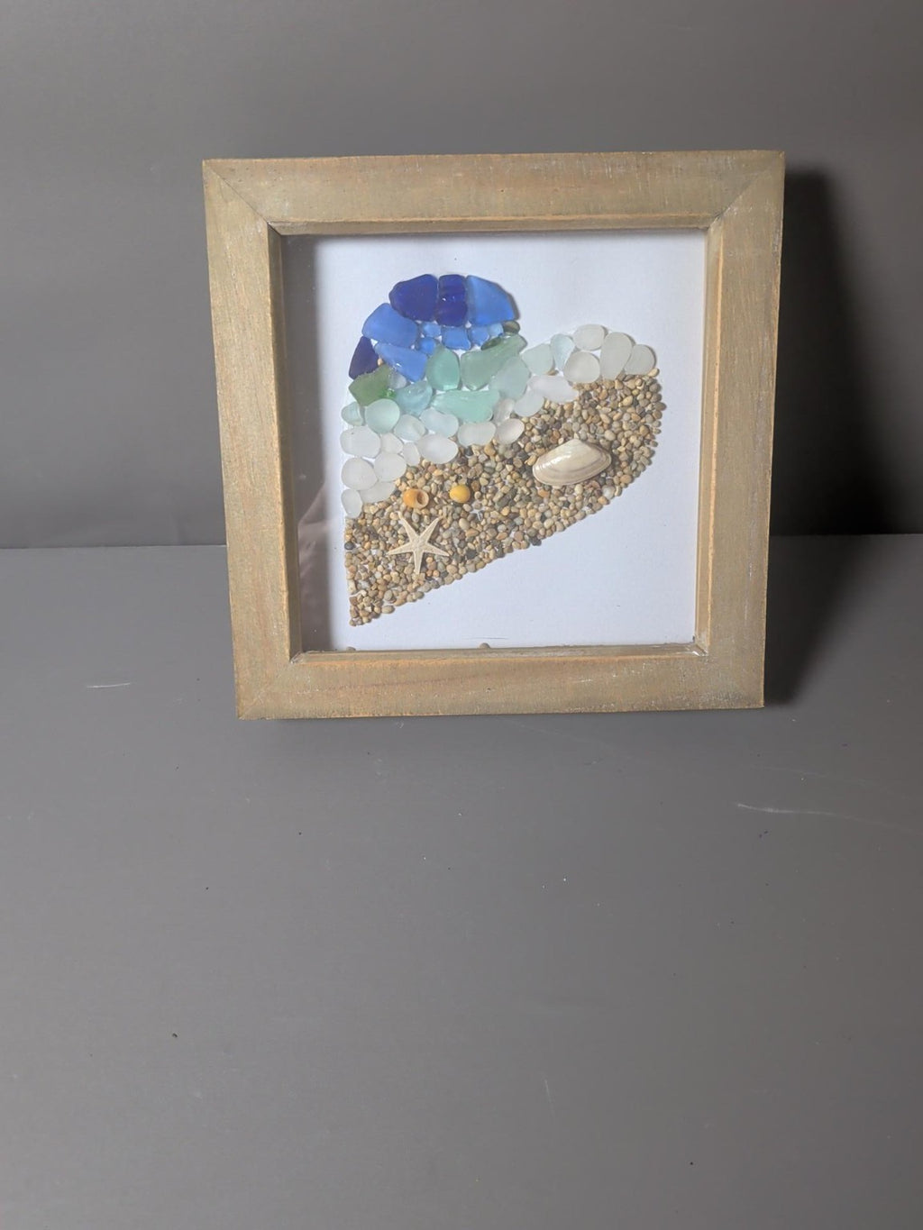 Handmade Coastal Sea Glass & Shell Framed Art – Snookery Crafts