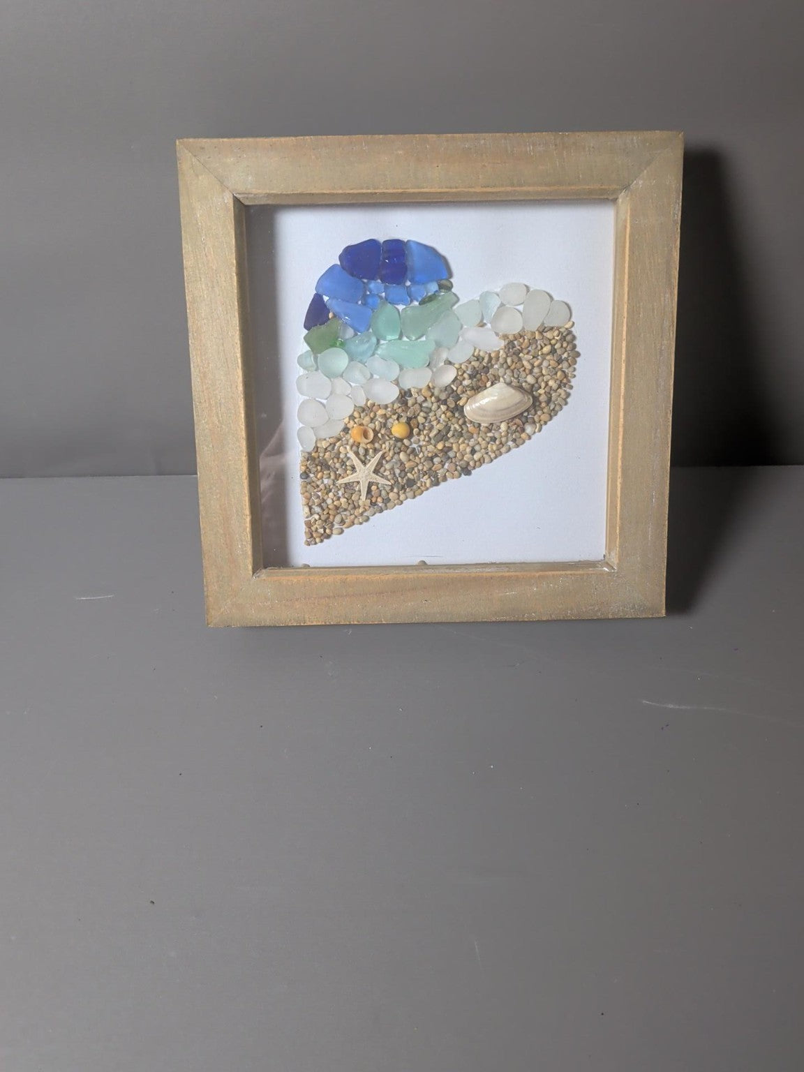 Handmade Coastal Sea Glass & Shell Framed Art – Snookery Crafts