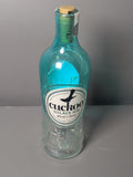 Upcycled Cuckoo Solace Gin Bottle LED Decorative Light