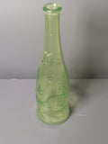 Emma Dafnäs Designer Green Glass Bottle Vase – Dragonfly Botanical Decor