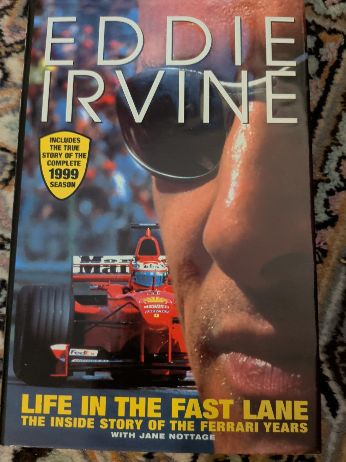 Eddie Irvine Life in the Fast Lane front cover