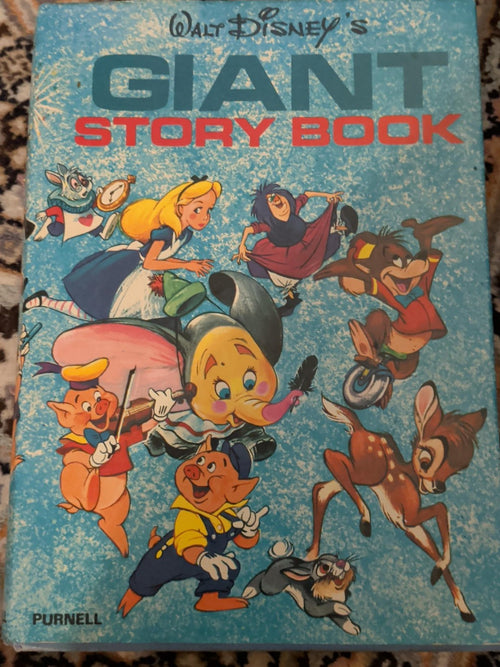 Walt Disney’s Giant Story Book – Purnell – Early 1970s Vintage Hardback