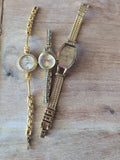 Job lot of three ladies gold-tone watches - Lorus, Infinite and Anne Klein