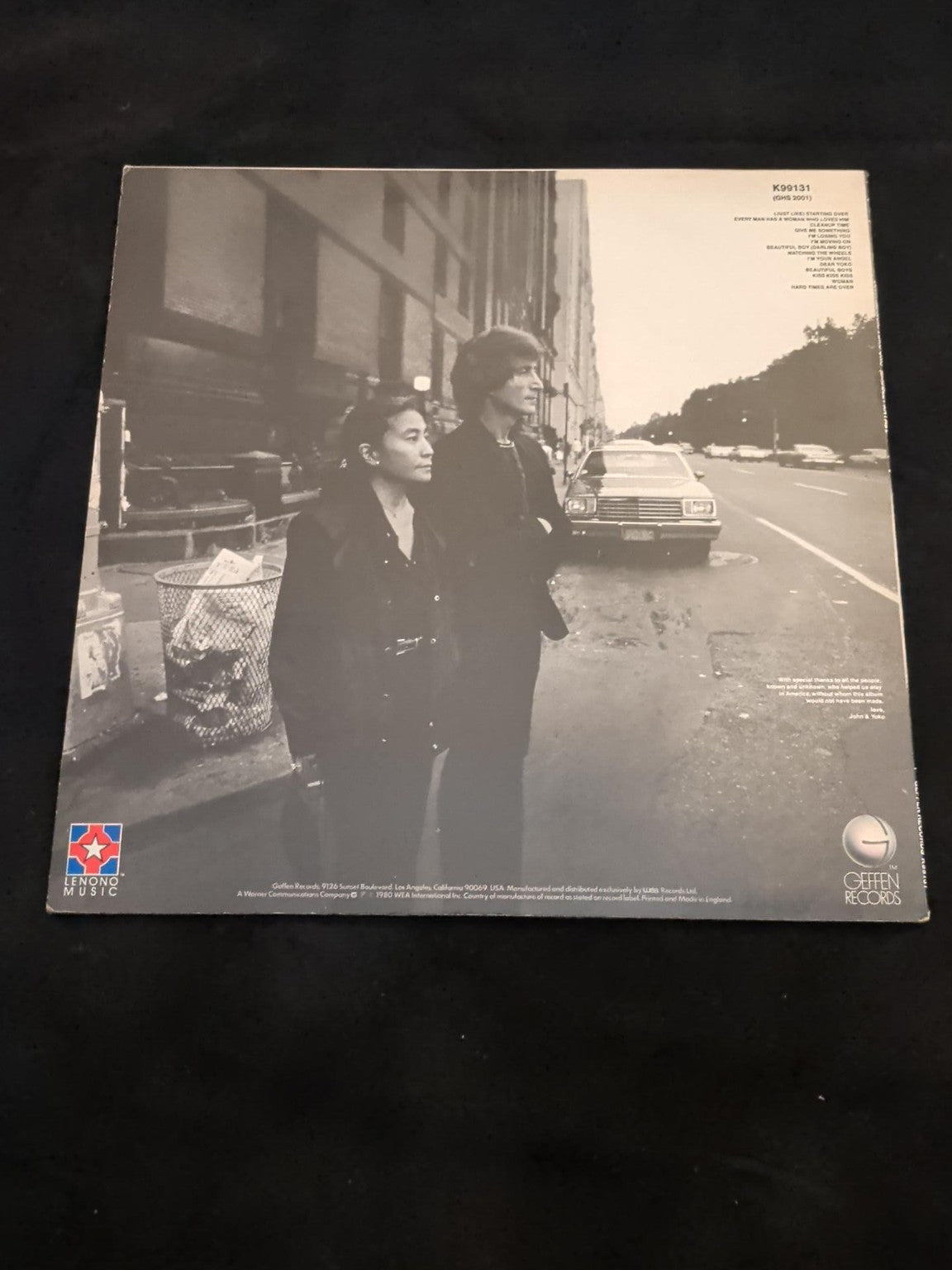 John Lennon & Yoko Ono Double Fantasy vinyl 2