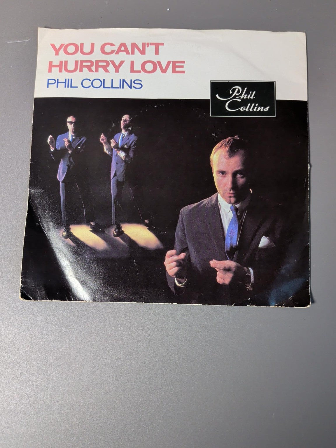 Phil Collins You Can't Hurry Love 1982 UK 7 inch picture sleeve