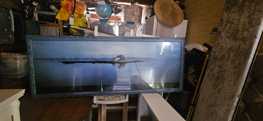 Philip Plisson Rivière d’Étel large framed panoramic coastal photograph