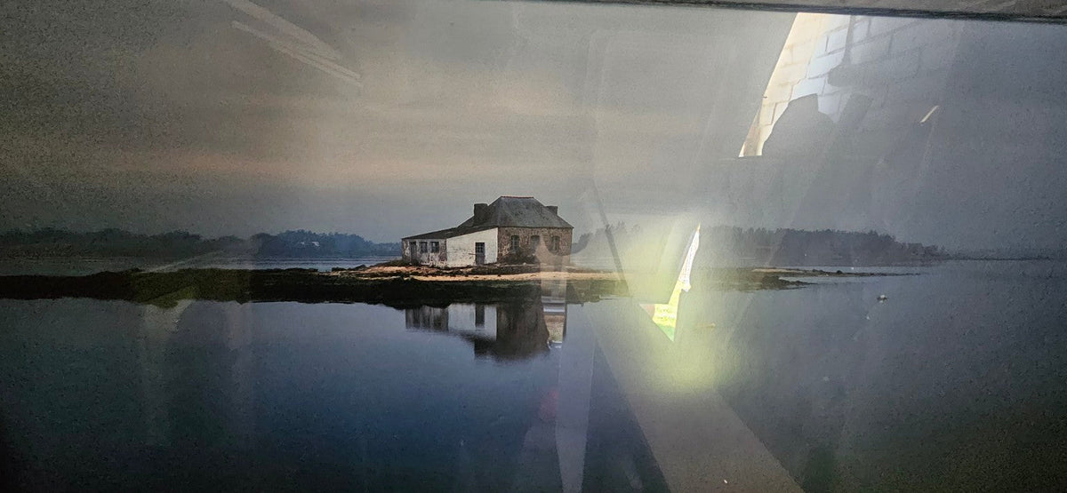 Original photo of Philip Plisson framed panoramic print, detail 1