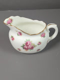 Royal Doulton floral rose cream jug front view