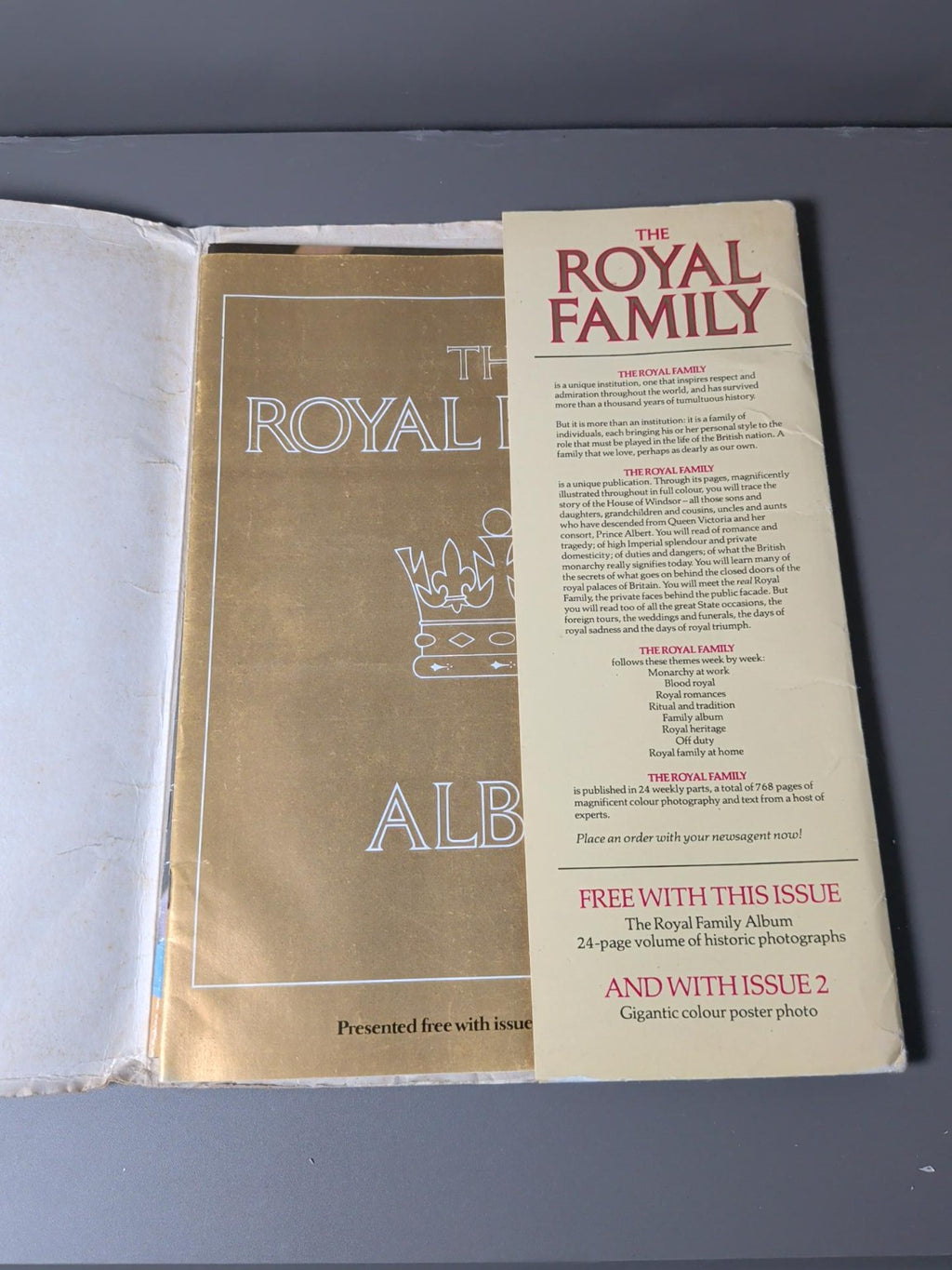 The Royal Family Issue 1 with free album insert