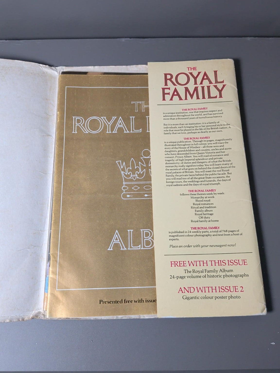 The Royal Family Issue 1 with free album insert