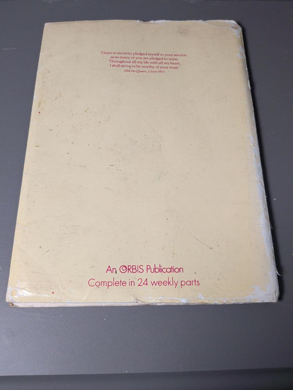 The Royal Family Issue 1 outer folder back