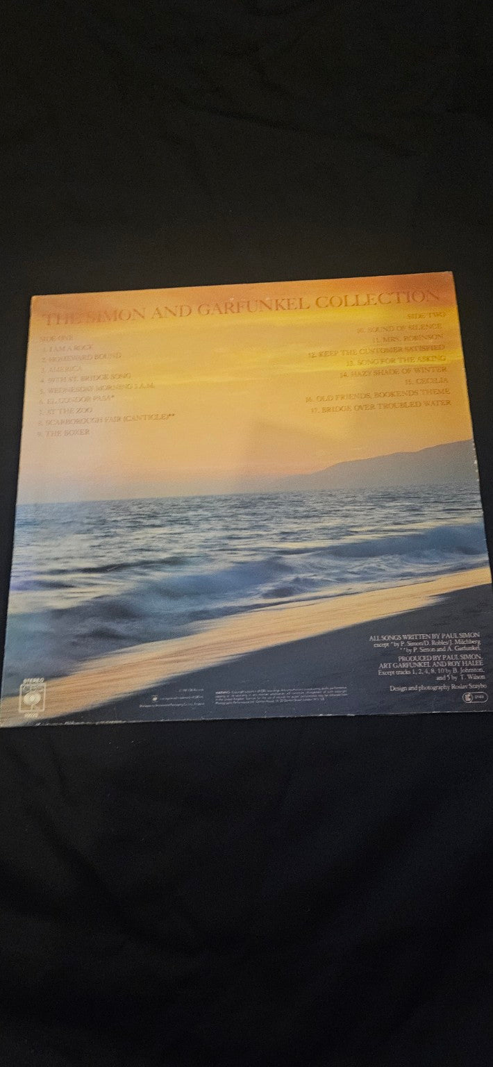 Simon & Garfunkel Collection vinyl LP rear cover