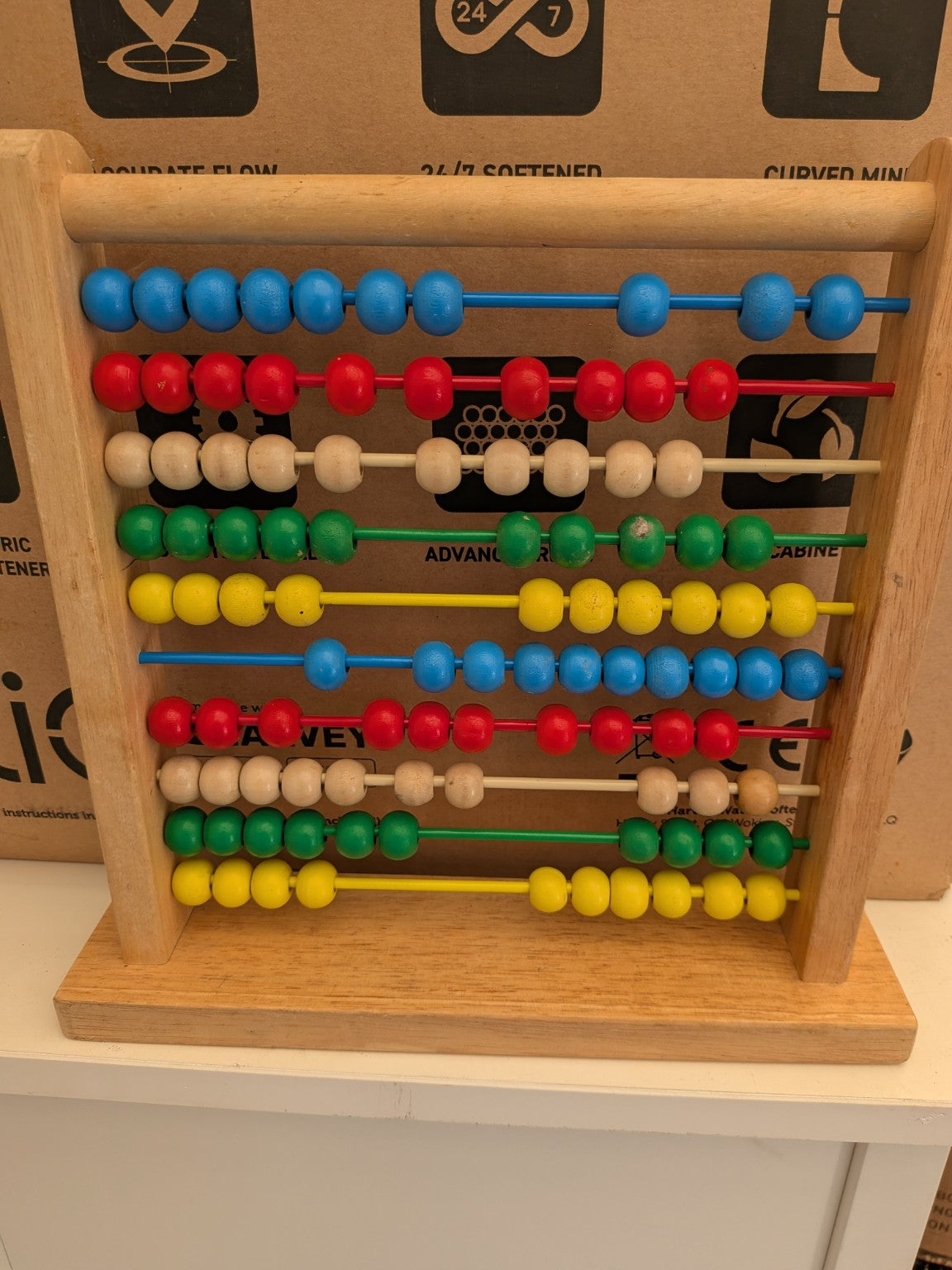 Wooden Multicoloured Abacus