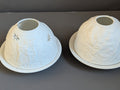 Pair of White Cat-Themed Candle Holders