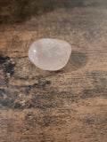Actual pale pink polished tumbled stone