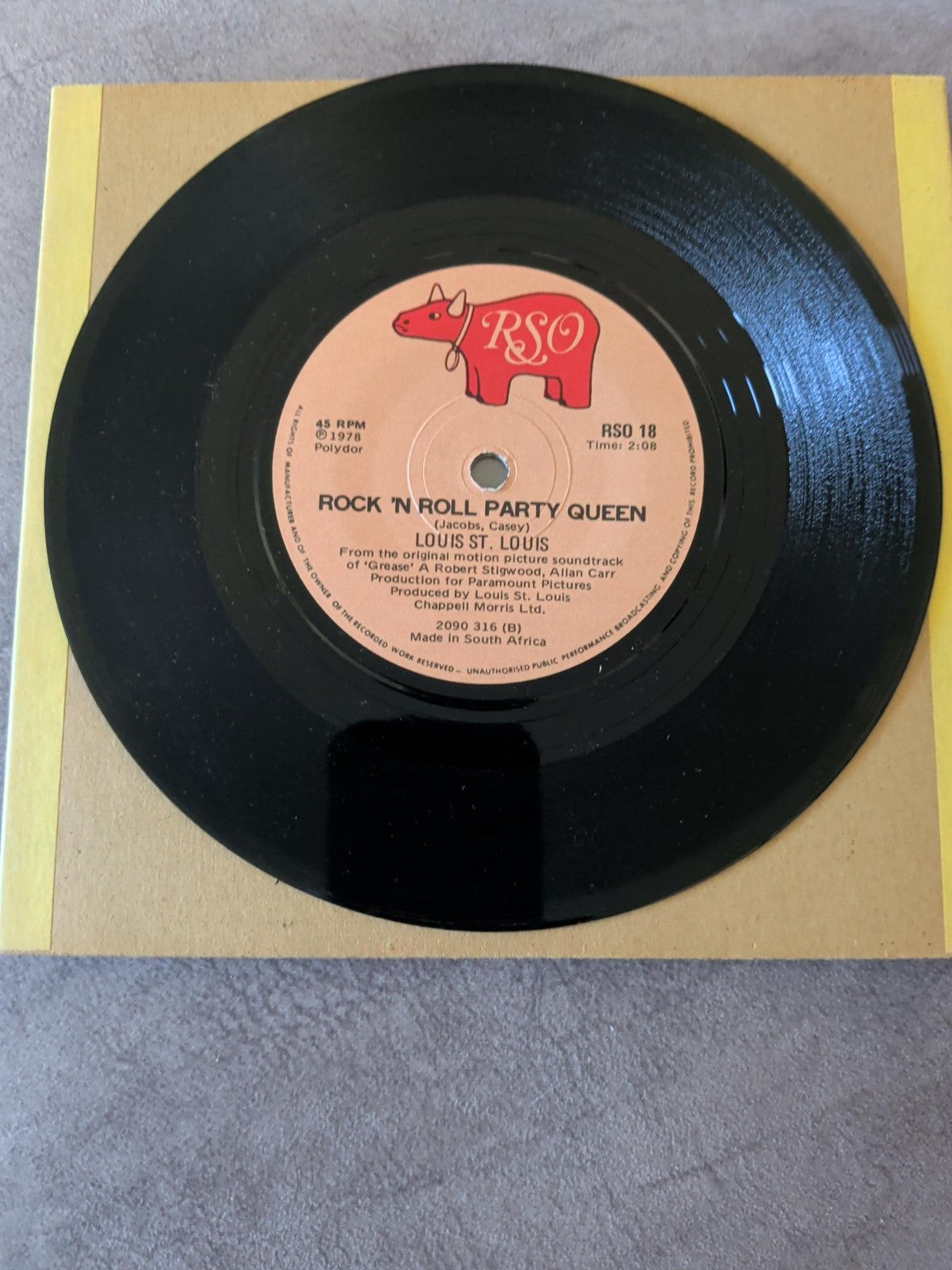 John Travolta & Olivia Newton-John – Summer Nights – South African 7-inch