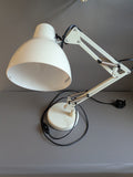 Thomas & Franks cream adjustable swing arm desk lamp